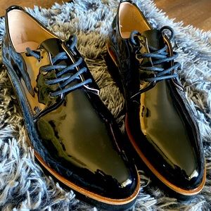 NEW ALDO Women's Lovirede Oxford Wedge Shoes